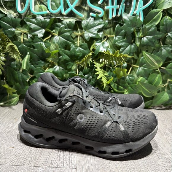 On Cloudsurfer Men’s Triple Black Size 8.5 Running Shoes Cushioned main image 4